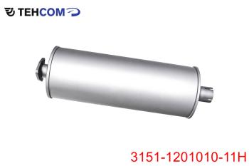 6 949 р. Глушитель УАЗ-3151,3741 НО нержавеющая сталь ТЕХКОМ ТЕХКОМ 3151-1201010-11н  с доставкой в г. Пермь. Увеличить фотографию 1