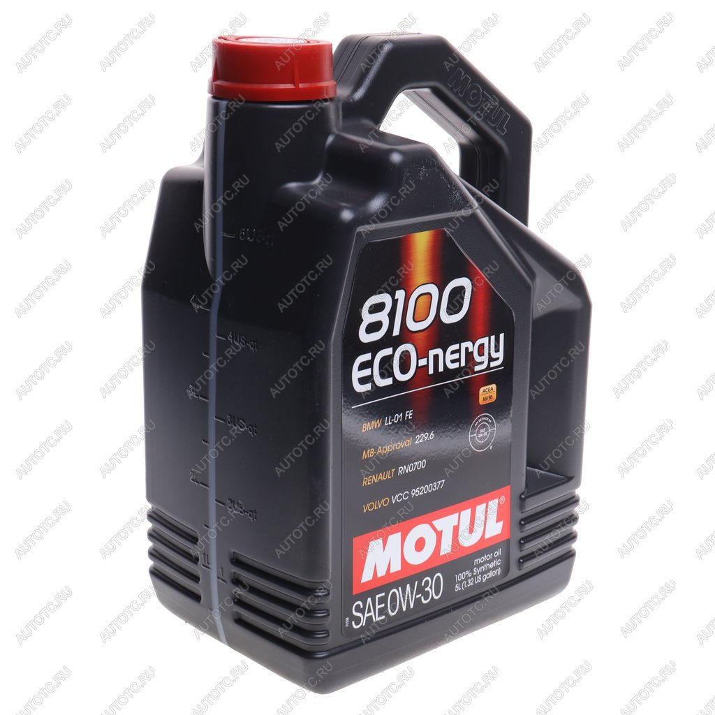 6 999 р. Масло моторное 8100 ECO-NERGY 0W30 синт.5л MOTUL MOTUL 113555  с доставкой в г. Пермь