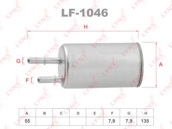 1 579 р. Фильтр топливный VOLVO S60,S80 LYNX LYNX lf1046  с доставкой в г. Пермь. Увеличить фотографию 1