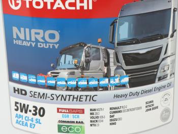 10 249 р. Масло дизельное NIRO HD CI-4SLE7 5W30 псинт.19л TOTACHI TOTACHI 1d720  с доставкой в г. Пермь. Увеличить фотографию 2