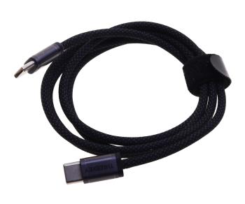529 р. Кабель USB Type C-USB Type C 1м THREEKEY THREEKEY tk-nb07 60w black  с доставкой в г. Пермь. Увеличить фотографию 1