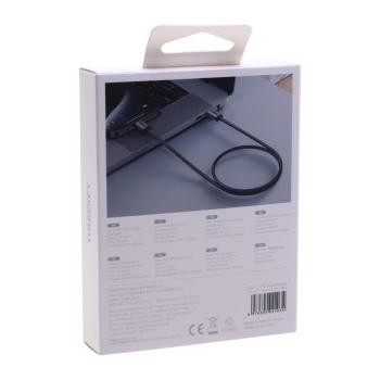 529 р. Кабель USB Type C-USB Type C 1м THREEKEY THREEKEY tk-nb07 60w black  с доставкой в г. Пермь. Увеличить фотографию 3