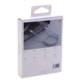 529 р. Кабель USB Type C-USB Type C 1м THREEKEY THREEKEY tk-nb07 60w white  с доставкой в г. Пермь. Увеличить фотографию 3