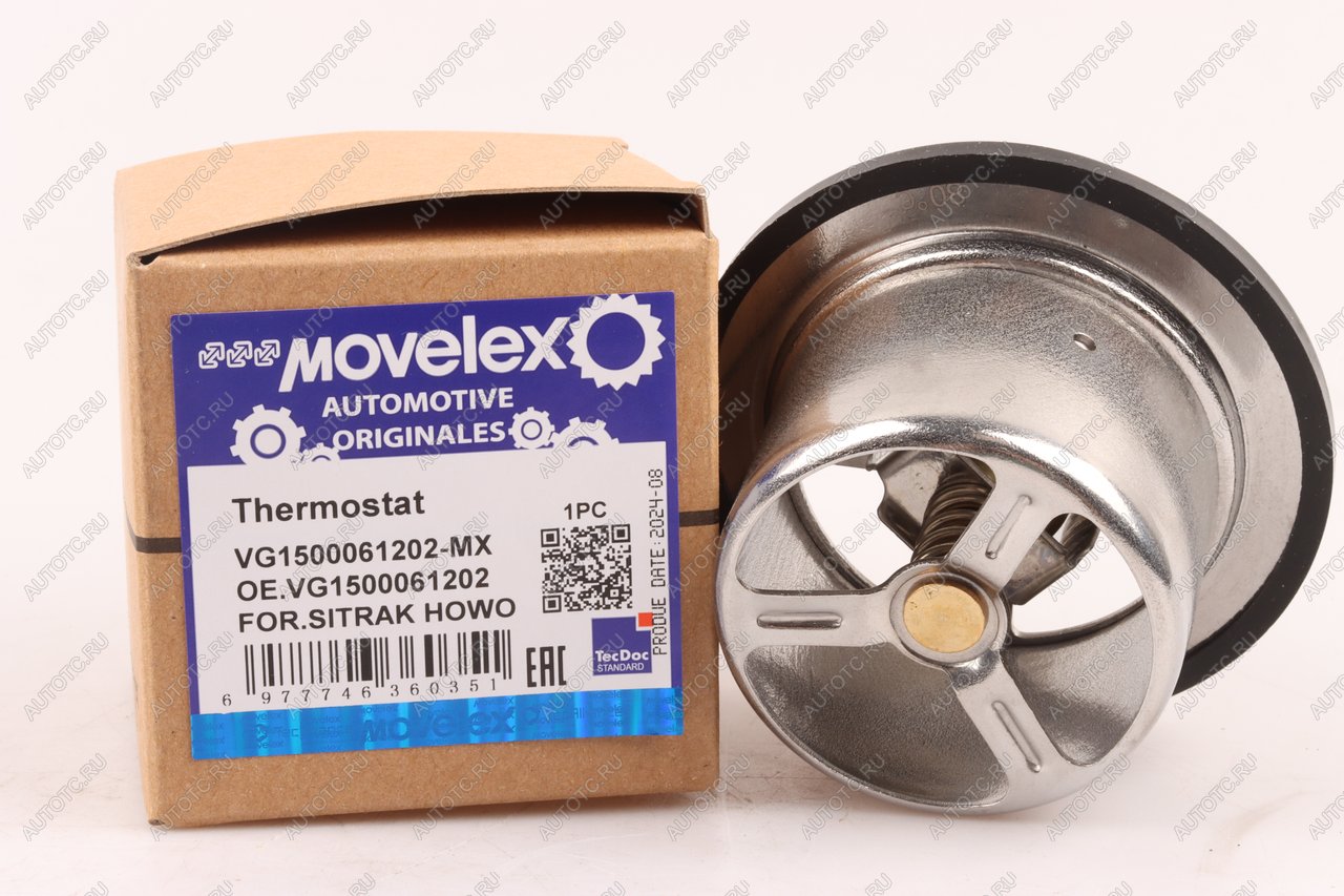 969 р. Термостат SITRAK HOWO дв.D10 (80град.) MOVELEX MOVELEX vg1500061202-mx  с доставкой в г. Пермь
