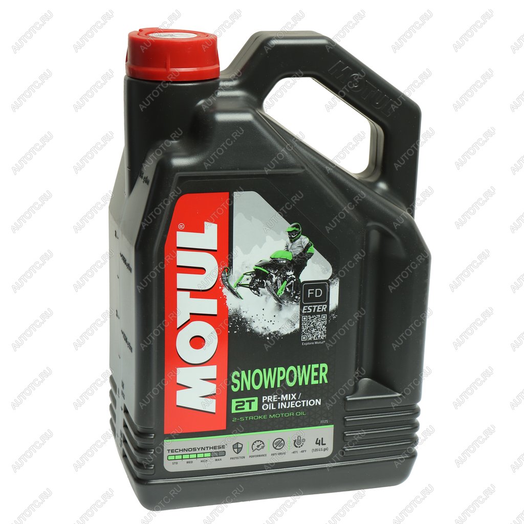 4 699 р. Масло моторное для 2-х тактных двигателей SNOWPOWER 2T 4л MOTUL MOTUL 112748  с доставкой в г. Пермь