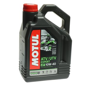 4 999 р. Масло моторное для 4-х тактных двигателей ATV-UTV EXPERT 4T 10W40 псинт.4л MOTUL MOTUL 113175  с доставкой в г. Пермь. Увеличить фотографию 1