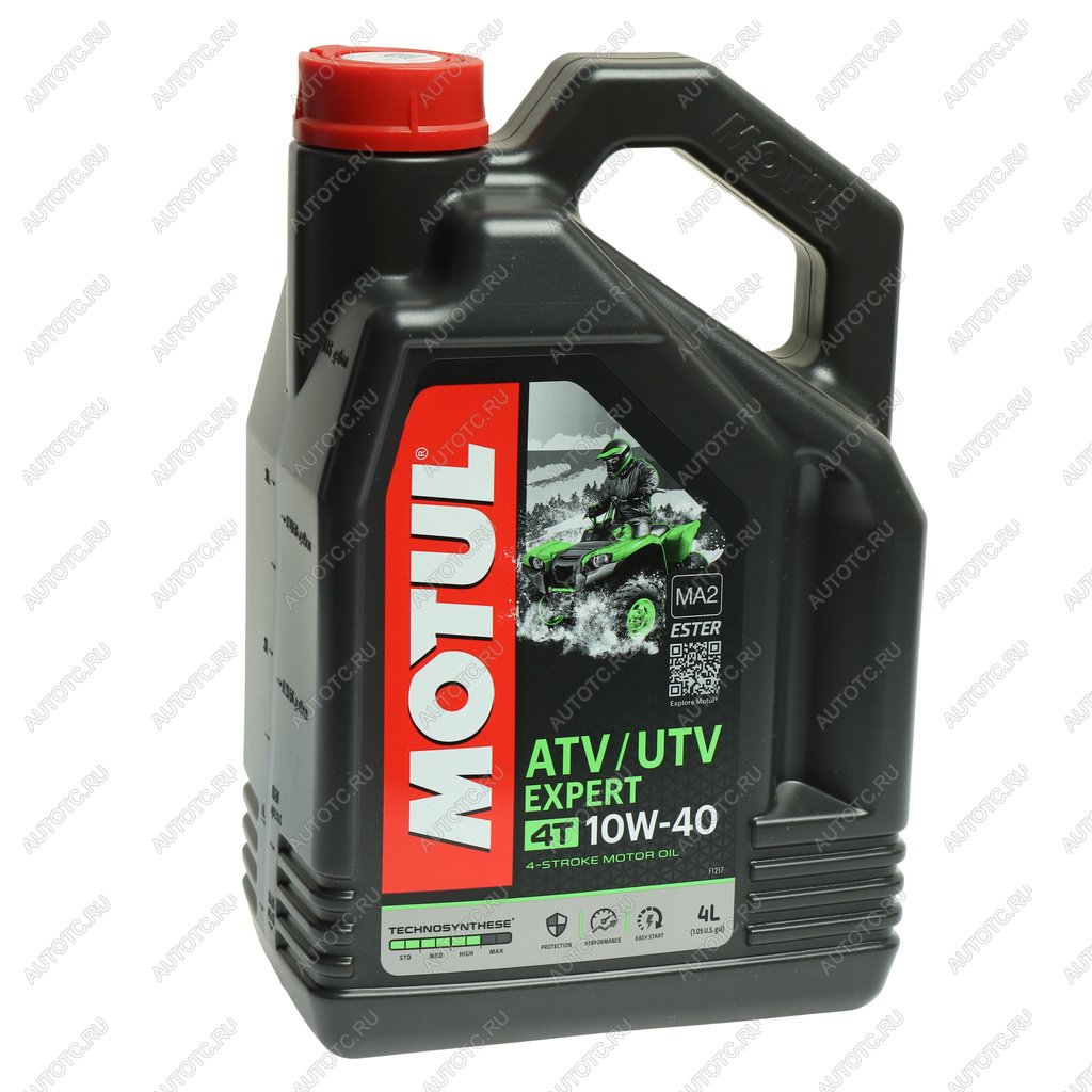 4 999 р. Масло моторное для 4-х тактных двигателей ATV-UTV EXPERT 4T 10W40 псинт.4л MOTUL MOTUL 113175  с доставкой в г. Пермь