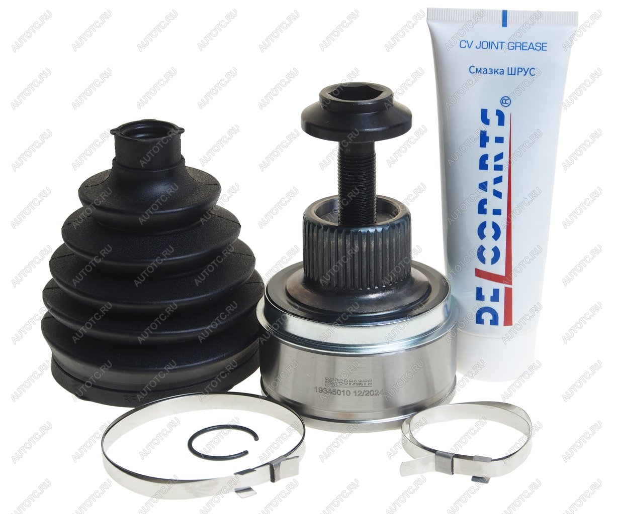 4 649 р. ШРУС наружный AUDI А4 (08-) передний DELCOPARTS DELCOPARTS 19345010  с доставкой в г. Пермь