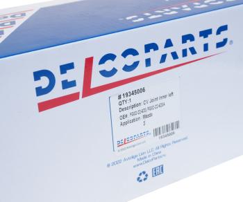 2 799 р. ШРУС внутренний MAZDA 3 (02-09) передний левый DELCOPARTS DELCOPARTS 19345006  с доставкой в г. Пермь. Увеличить фотографию 5