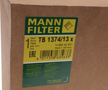2 499 р. Фильтр-патрон MAN MERCEDES VOLVO IVECO осушителя воздуха MANN MANN tb137413x  с доставкой в г. Пермь. Увеличить фотографию 3