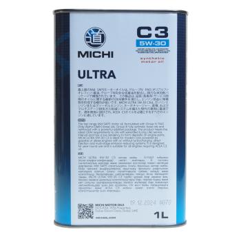869 р. Масло моторное ULTRA C3 5W30 синт.1л MICHI MICHI 4637172  с доставкой в г. Пермь. Увеличить фотографию 3