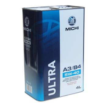 2 399 р. Масло моторное ULTRA A3B4 5W40 синт.4л MICHI MICHI 4637226  с доставкой в г. Пермь. Увеличить фотографию 1