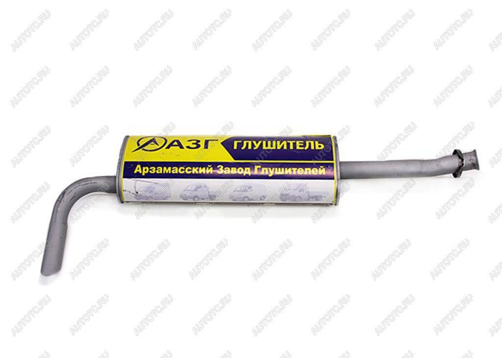 5 549 р. Глушитель ГАЗ-3302,3221 дв.CUMMINS 2.8,УМЗ-4216 ЕВРО-4 выход боковой усиленный АЗГ АЗГ 3221-1201008-51  с доставкой в г. Пермь