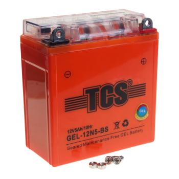 Аккумулятор TCS GEL 5Ач TCS 6ст5 gel-12n5-bs