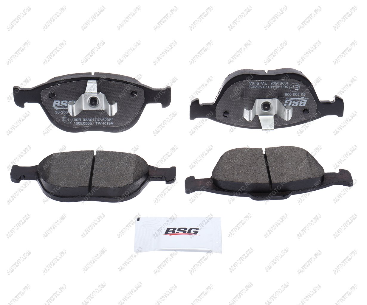 1 889 р. Колодки тормозные FORD Focus,Tourneo,Transit передние (4шт.) BSG BSG bsg30200009  с доставкой в г. Пермь