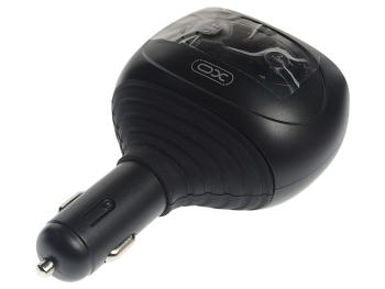 1 079 р. Разветвитель прикуривателя 2-х гнездовой 12V 2USB черный XO XO cc41 black  с доставкой в г. Пермь. Увеличить фотографию 2