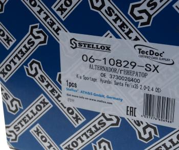 17 999 р. Генератор HYUNDAI Santa Fe (12-) (2.4) KIA Sorento (12-) (2.4) (130A,13.5V) STELLOX STELLOX 0610829sx  с доставкой в г. Пермь. Увеличить фотографию 5
