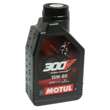 2 399 р. Масло моторное для 4-х тактных двигателей 300V 4T OFF ROAD 15W60 синт.1л MOTUL MOTUL 112684  с доставкой в г. Пермь. Увеличить фотографию 1