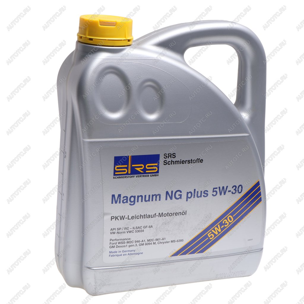5 599 р. Масло моторное MAGNUM NG PLUS 5W30 синт.4л SRS SRS 4033885002315  с доставкой в г. Пермь