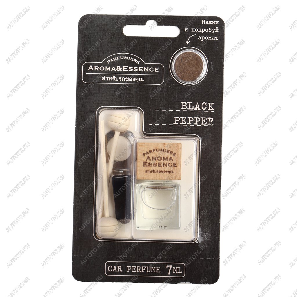 190 р. Ароматизатор на дефлектор жидкостный (black pepper) 7мл Aroma & Essence FOUETTE FOUETTE aed-06  с доставкой в г. Пермь