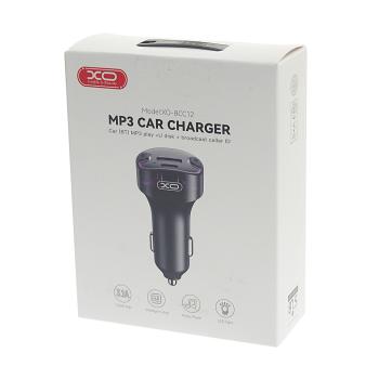 1 049 р. Устройство зарядное в прикуриватель с трансмиттером (bluetooth,hands free) черное XO XO bcc12 black  с доставкой в г. Пермь. Увеличить фотографию 3
