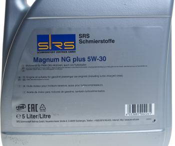 6 999 р. Масло моторное MAGNUM NG PLUS 5W30 синт.5л SRS SRS 4033885002261  с доставкой в г. Пермь. Увеличить фотографию 3
