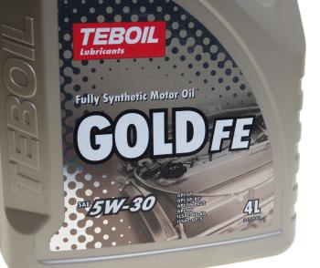 2 299 р. Масло моторное GOLD FE 5W30 синт.4л TEBOIL TEBOIL 3470594  с доставкой в г. Пермь. Увеличить фотографию 2
