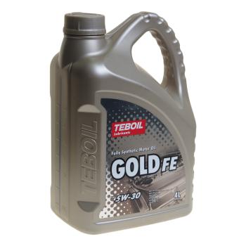2 299 р. Масло моторное GOLD FE 5W30 синт.4л TEBOIL TEBOIL 3470594  с доставкой в г. Пермь. Увеличить фотографию 1
