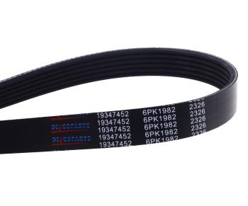 829 р. Ремень приводной поликлиновой 6PK1980 CHEVROLET Captiva (11-) (2.4),Malibu (12-) DELCOPARTS DELCOPARTS 19347452  с доставкой в г. Пермь. Увеличить фотографию 3