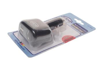 839 р. Разветвитель прикуривателя 2-х гнездовой + 1 USB 12V ALCA ALCA 510100  с доставкой в г. Пермь. Увеличить фотографию 1