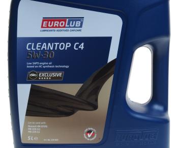 6 699 р. Масло моторное CLEANTEC C4 5W30 синт.5л EUROLUB EUROLUB 220005  с доставкой в г. Пермь. Увеличить фотографию 2