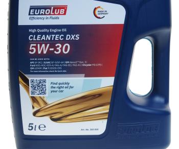 5 999 р. Масло моторное CLEANTEC DXS SPGF-6A 5W30 синт.5л EUROLUB EUROLUB 385005  с доставкой в г. Пермь. Увеличить фотографию 2