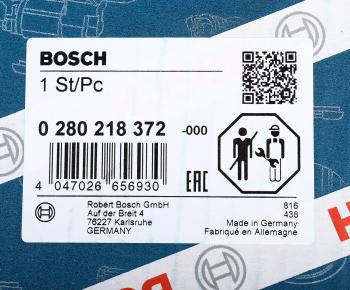 13 249 р. Датчик массового расхода воздуха AUDI A6,A8 BOSCH BOSCH 0280218372  с доставкой в г. Пермь. Увеличить фотографию 5
