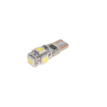 63 р. Лампа светодиодная 12V W5W T10 W2.1x9.5d 6000K 5 LED с обманкой CANbus MEGAPOW ER MEGAPOWER-AUTOMOTIVE 70214w  с доставкой в г. Пермь. Увеличить фотографию 2