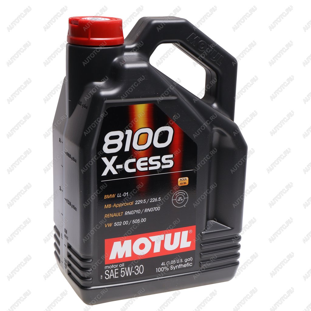 5 849 р. Масло моторное 8100 X-CESS 5W30 синт.4л MOTUL MOTUL 113529  с доставкой в г. Пермь