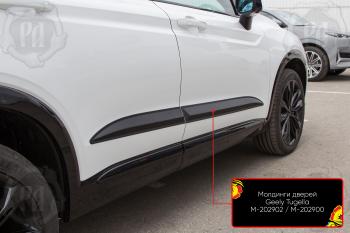 Задний левый молдинги на двери Русская Артель Geely Tugella FY11,HPBA4 рестайлинг (2022-2025)