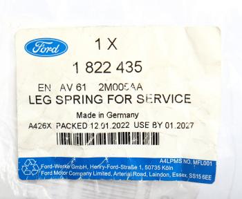 1 789 р. Пружина FORD Focus (11-) суппорта тормозного заднего комплект (2шт.) OE FORD 1822435  с доставкой в г. Пермь. Увеличить фотографию 3