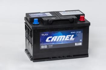 9 599 р. Аккумулятор CAMEL 74Ач обратная полярность CAMEL 6ст74(0) l3  с доставкой в г. Пермь. Увеличить фотографию 2