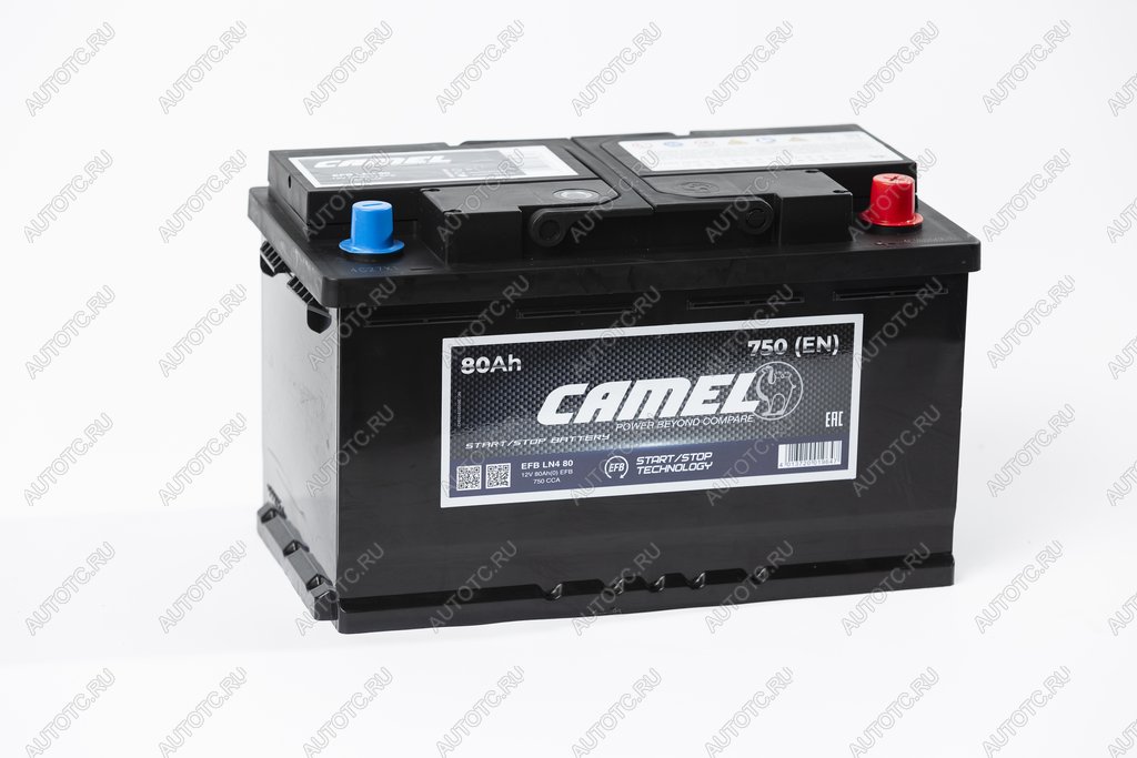 13 499 р. Аккумулятор CAMEL EFB 80Ач обратная полярность CAMEL 6ст80(0) l4 (efb ln4 80)  с доставкой в г. Пермь