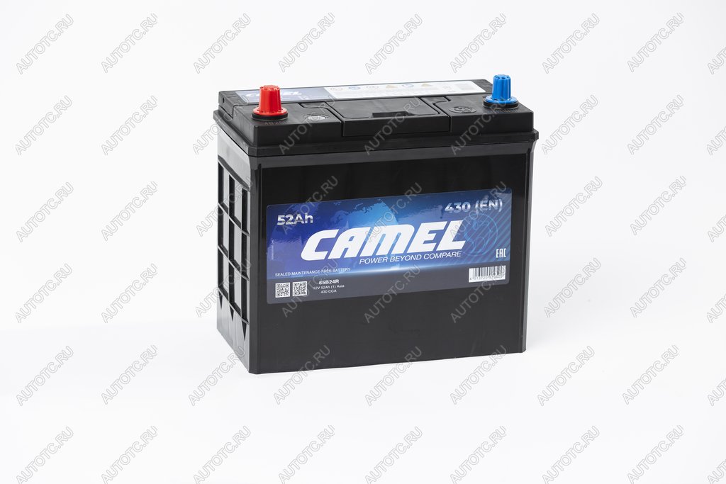 6 999 р. Аккумулятор CAMEL Asia 52Ач CAMEL 6ст52(1) 65b24r  с доставкой в г. Пермь
