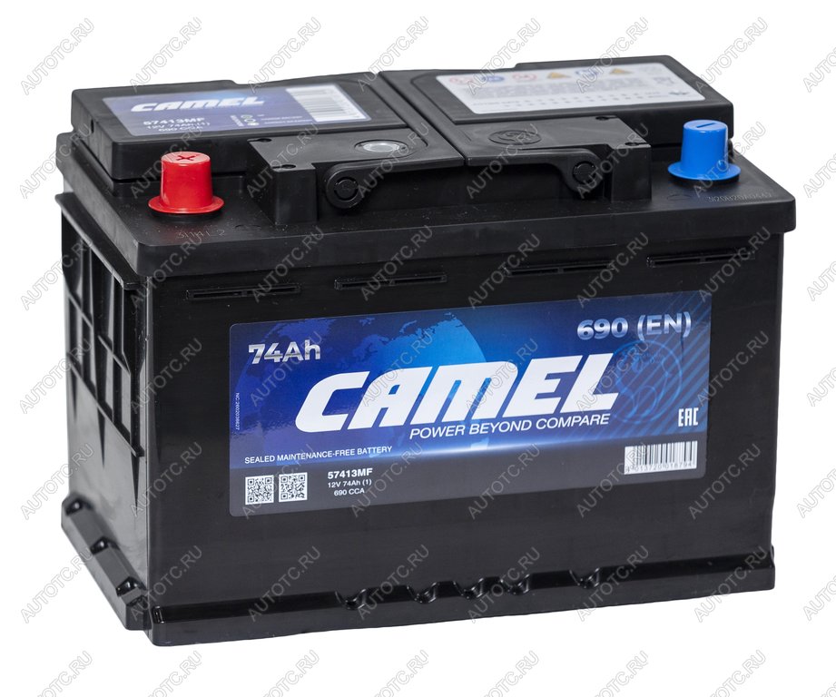 9 599 р. Аккумулятор CAMEL 74Ач CAMEL 6ст74(1) l3  с доставкой в г. Пермь