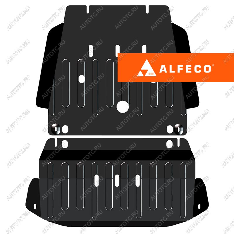 6 749 р. Защита КПП и РК (V-4,0 4WD)(2 части) ALFECO   (сталь 2 мм)  с доставкой в г. Пермь