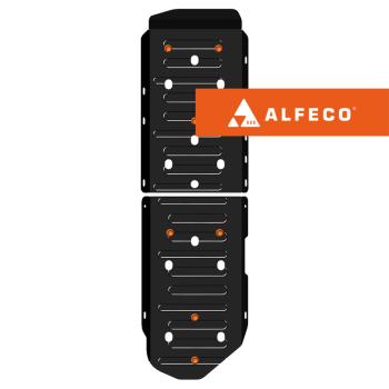 Защита топливного бака (2 части)(V-all 4WD) ALFECO  (алюминий 3 мм)