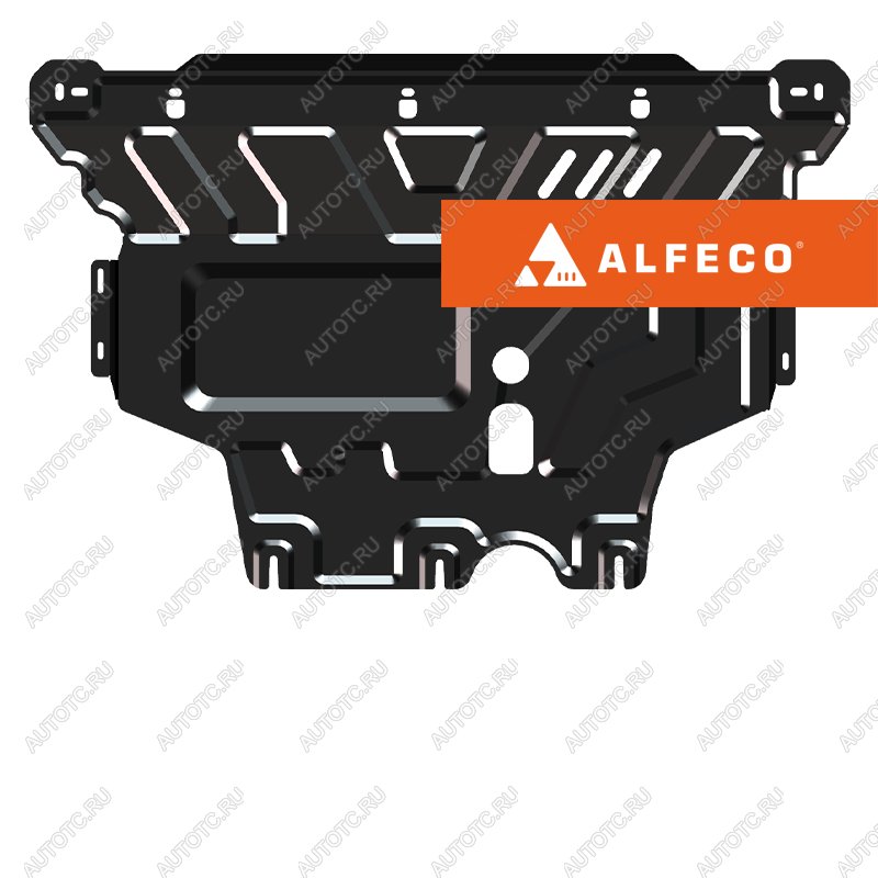 12 599 р. Защита картера и КПП (авто для Корейкого рынка)(V-all) ALFECO   (алюминий 3 мм)  с доставкой в г. Пермь