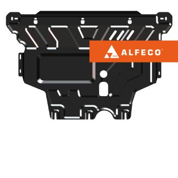 Защита картера и КПП (авто для Корейкого рынка)(V-all) ALFECO  (алюминий 4 мм)