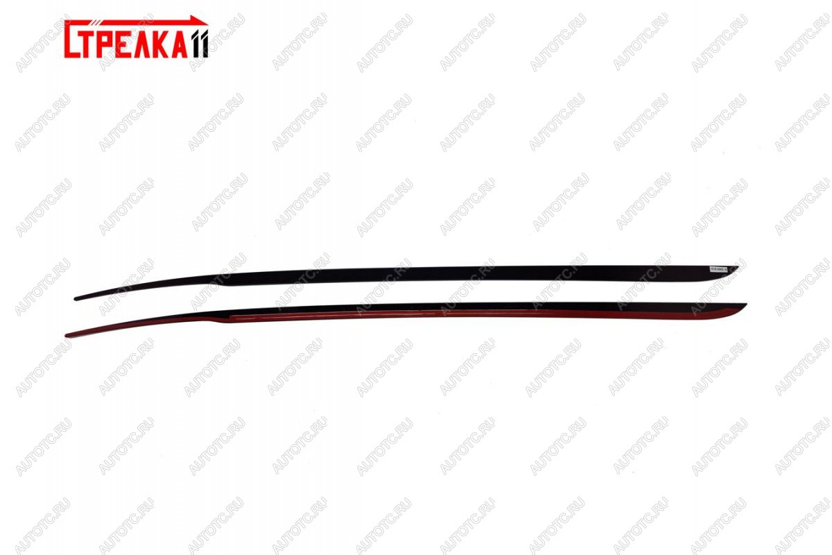 1 699 р. Водосток лобового стекла Стрелка 11 FAW Besturn X80 дорестайлинг (2014-2019) (черные)  с доставкой в г. Пермь