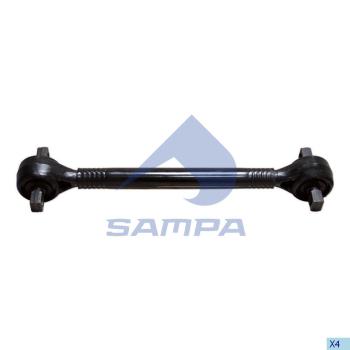 Штанга реактивная DAF F65,65CF,F75,75CF,F85,85CF,F95,95XF (L=611x130xd21) SAMPA