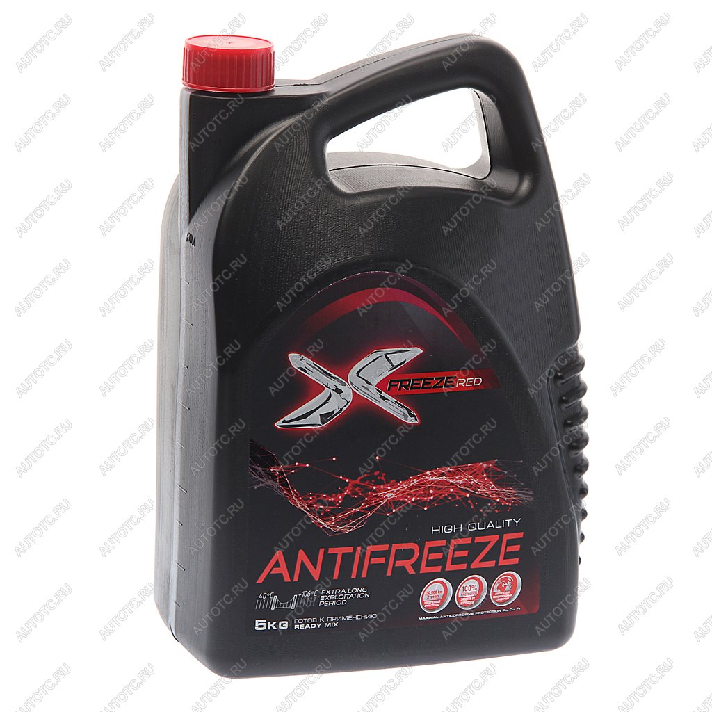 1 069 р. Антифриз красный -40C 5кг G12+ X-FREEZE  с доставкой в г. Пермь