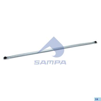Тяга SCANIA 4 series трапеции стеклоочистителя L=875мм (между шарнирами) SAMPA