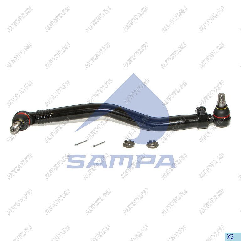 6 399 р. Тяга рулевая RENAULT продольная L=710 SAMPA  с доставкой в г. Пермь